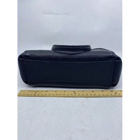 Coach Carryall Mini Brooke Light Goldblack Leather Cross Body Bag - Picture 3 of 11